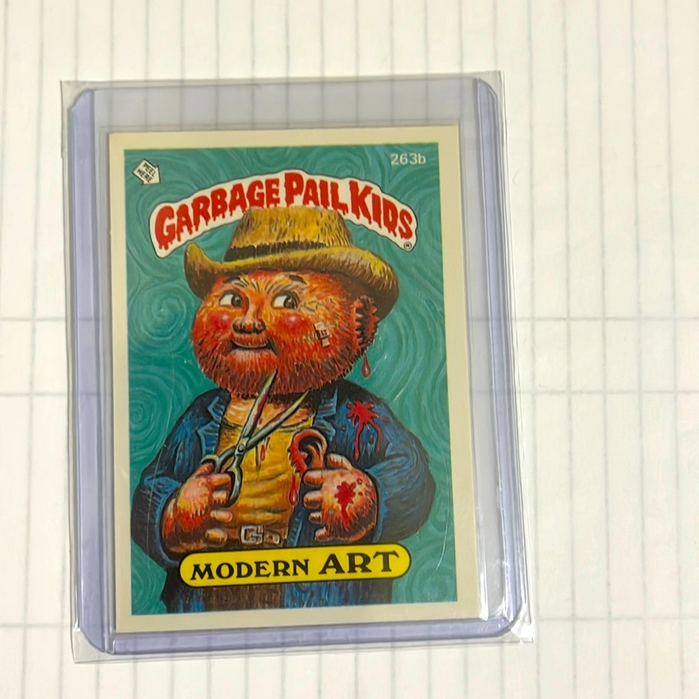 Topps garbage pail kids cards